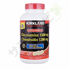 グルコサミン&コンドロイチン 220錠 1本 | (Kirkland)Glucosamine & Chondroitin 220tablets one 1760 錠